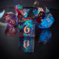 Repliquant - Set de 7 dés - Reflets Feu & Glace