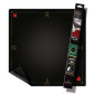 WOGAMAT - Tapis de cartes Prestige Noir 60x60cm