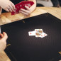 WOGAMAT - Tapis de cartes Prestige Noir 60x60cm