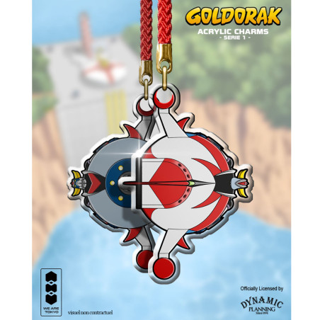 Porte-Clefs Goldorak Acrylic Charm Spazer 5cm