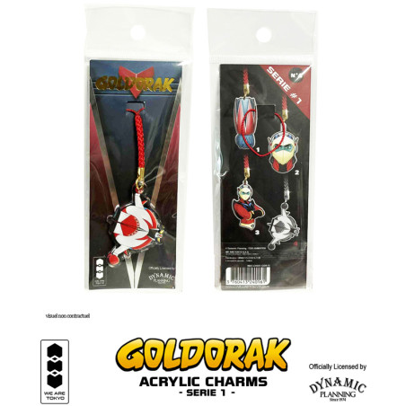 Porte-Clefs Goldorak Acrylic Charm Spazer 5cm