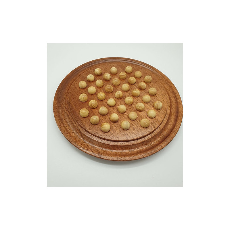 Solitaire Rond 25cm - Billes en Buis