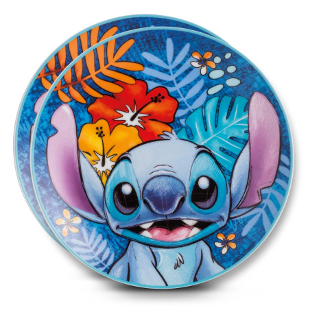 Set de 2 Assiettes Stitch 29cm