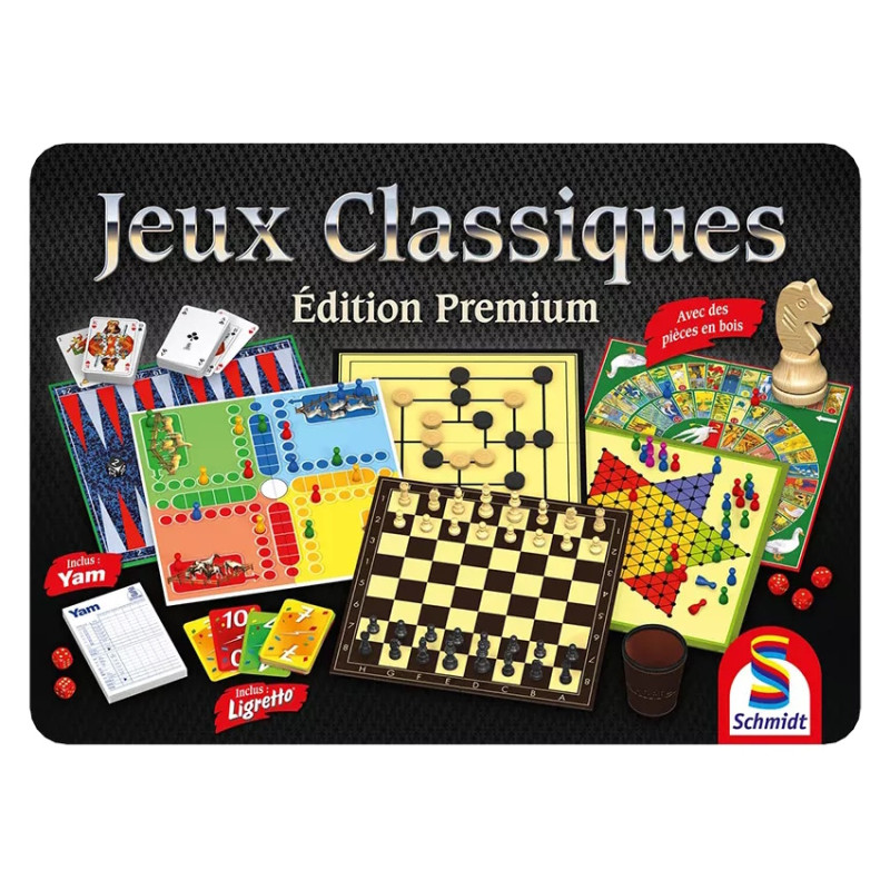 Coffret Jeux Classiques Premium (Boîte Métal) Coffret Jeux Classiques Premium (Boîte Métal)