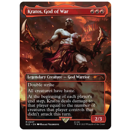 MTG Secret Lair Playstation - God of War 01