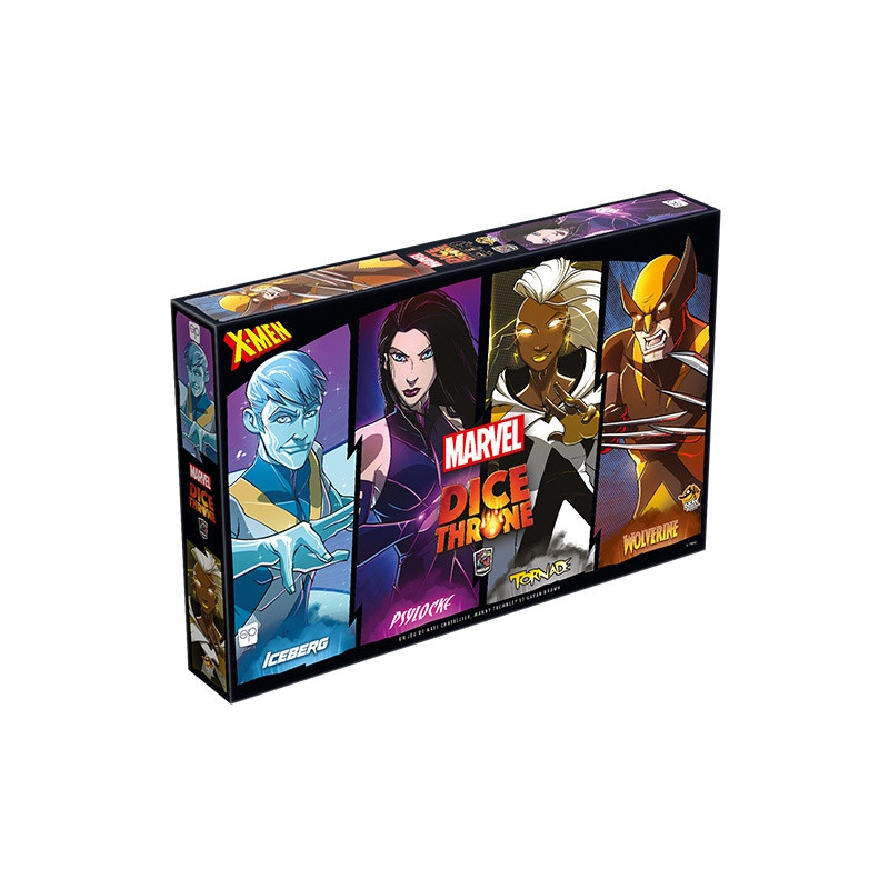 Dice Throne Marvel - Iceberg, Psylocke, Tornade, Wolverine