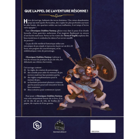 Chroniques Oubliées : Livre de règles Deluxe