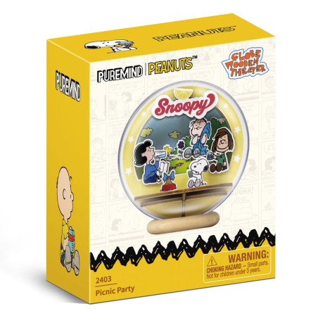 Peanuts - Picnic Party - Wood Model Kit Globe Theater