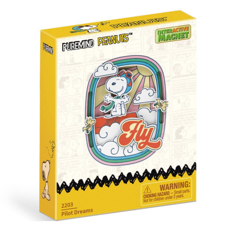 Peanuts - Pilot - Wood Magnet