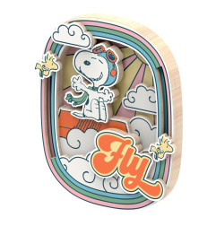 Peanuts - Pilot - Wood Magnet