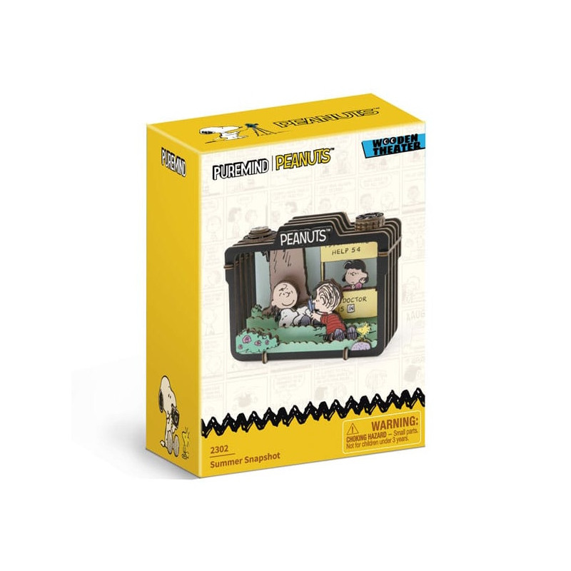 Peanuts - Summer Snapshot - Wood Model Kit Theater
