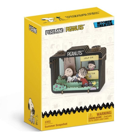 Peanuts - Summer Snapshot - Wood Model Kit Theater