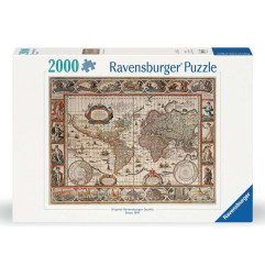 Puzzle 2000p - Mappemonde 1650