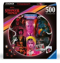 Puzzle 500p Rond - Stranger Things