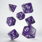 Q Workshop - Set de 7 dés - Lavender & White