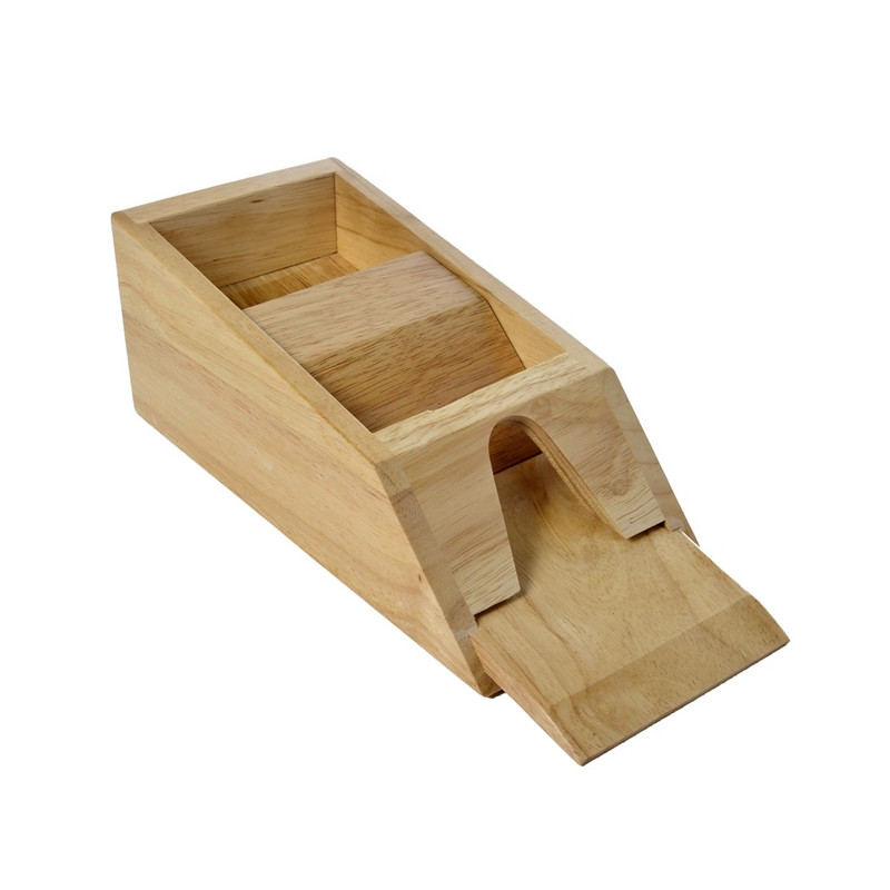 Sabot en bois pour cartes
