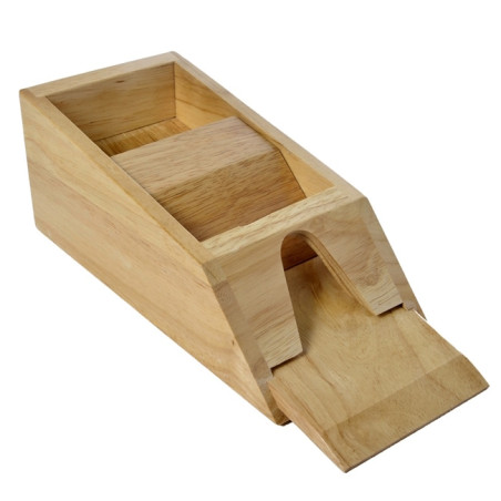 Sabot en bois pour cartes