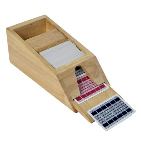 Sabot en bois pour cartes