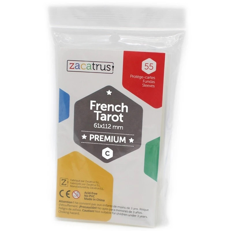 Zacatrus : Sleeves French Tarot Premium 61x112 (x55)