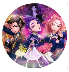 Puzzle 500p Rond - K-Pop Demon Hunters Fans