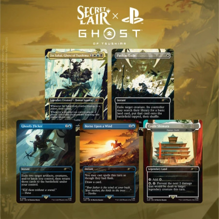 MTG Secret Lair Playstation - Ghost of Tsushima