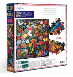 Puzzle 1000p - Butterfly Still Life