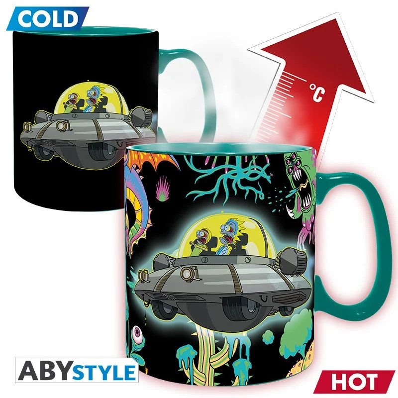 Mug Thermoréactif Rick & Morty - Vaisseau Spacial Mug Thermoréactif Rick & Morty - Vaisseau Spacial
