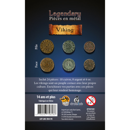 Legendary Pièces en Métal - Viking
