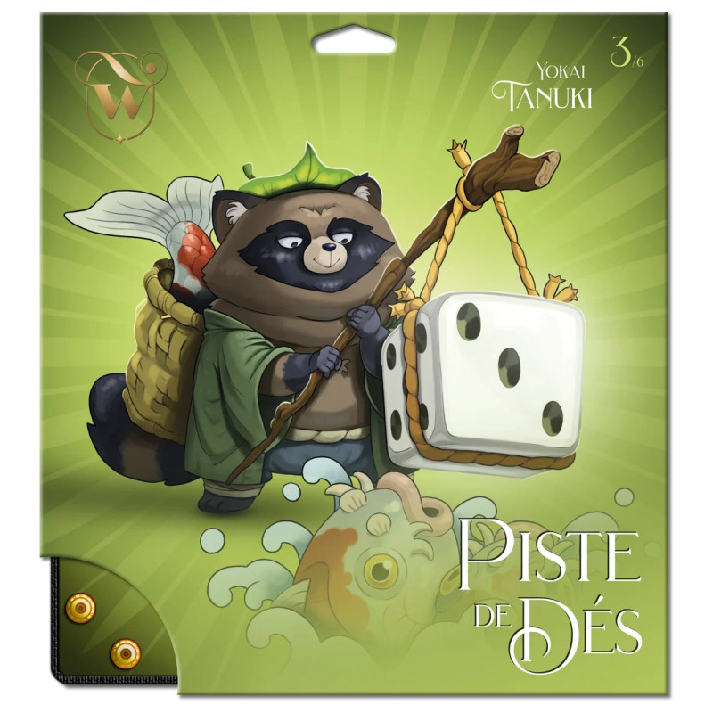 WOGAMAT - Piste de dés Yokai - Tanuki