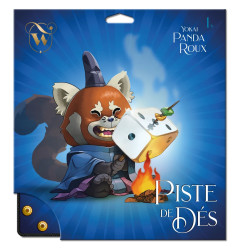 WOGAMAT - Piste de dés Yokai - Panda Roux
