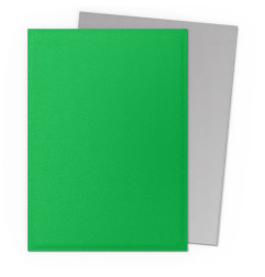 Sleeves DS Dual Matte - Apple Green & Silver (x100