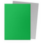 Sleeves DS Dual Matte - Apple Green & Silver (x100