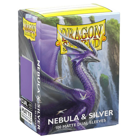 Sleeves DS Dual Matte - Nebula & Silver (x100)