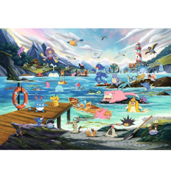 Puzzle 1000p - Pokémon - Aquali