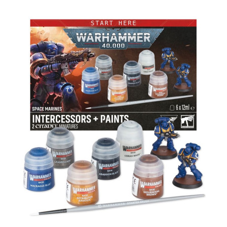 Warhammer 40.000 v11 : Intercessors + Set de Peintures