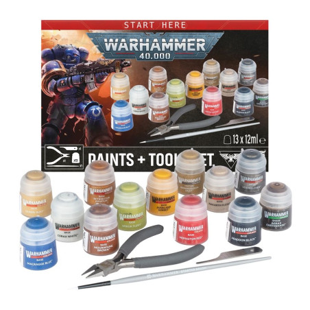Warhammer 40.000 v11 : Set de peinture et d'outils