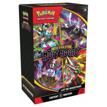 Pokémon ME05 : Bundle 6 boosters "Nuit Noire"