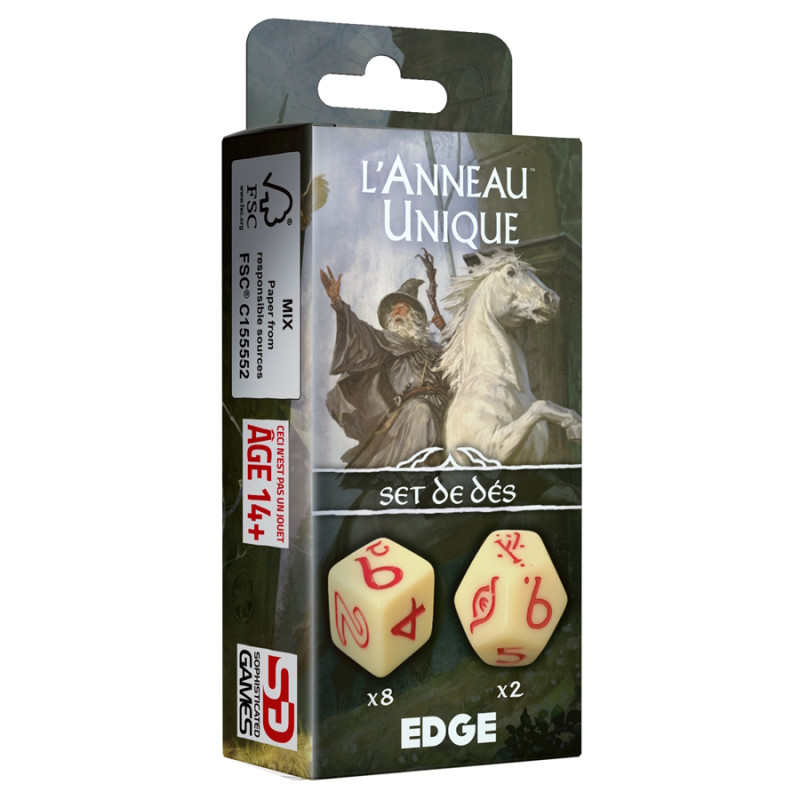 L'Anneau Unique – Set de dés L'Anneau Unique – Set de dés