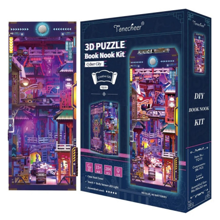 Book Nook - Cyber City (284pcs + LEDs)