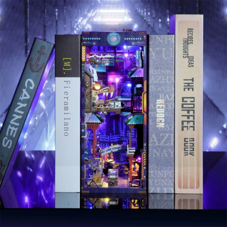 Book Nook - Cyber City (284pcs + LEDs)