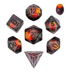Série de 7 dés RPG Le Dernier Œuf de Dinosaure