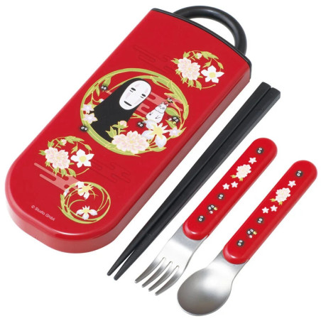 Le Voyage de Chihiro - Set baguettes cuillère et fourchette