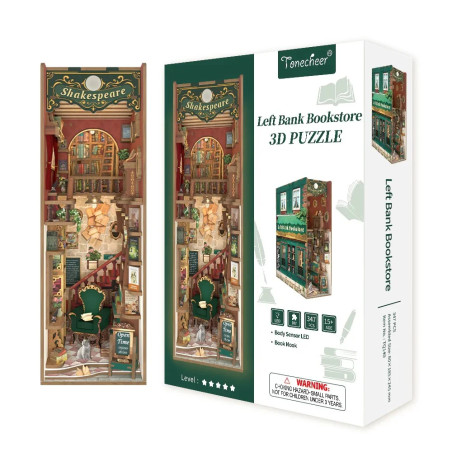 Book Nook - Librairie de la rive gauche (347pcs + LEDs)