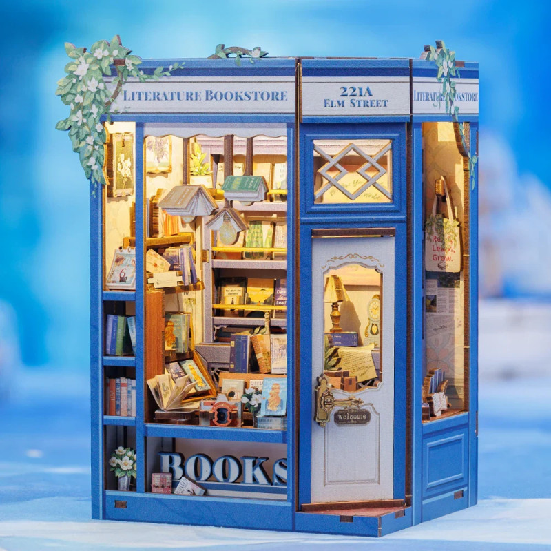 Book Nook - Librairie Littéraire (186pcs + LED) Book Nook - Librairie Littéraire (186pcs + LED)