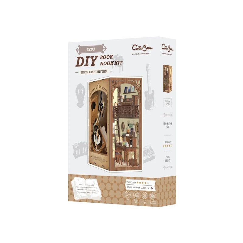 Book Nook - Le Rythme Secret (355pcs + LEDs) Book Nook - Le Rythme Secret (355pcs + LEDs)