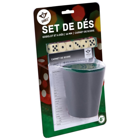 Ensemble Dés et Gobelet