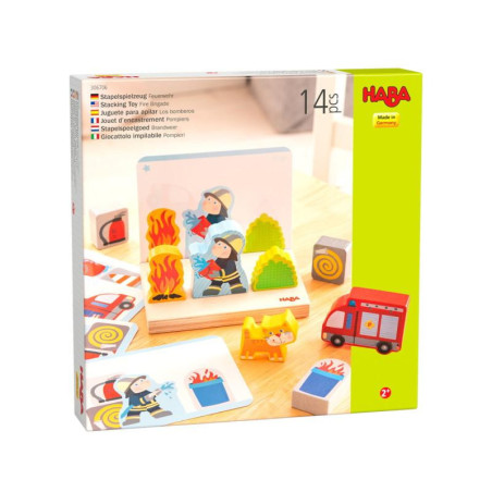 Jeu à empiler 3D Pompiers