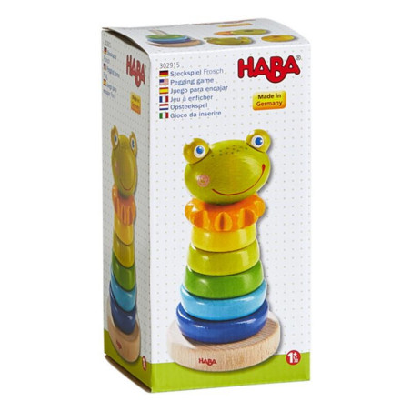 Jeu à enficher Grenouille