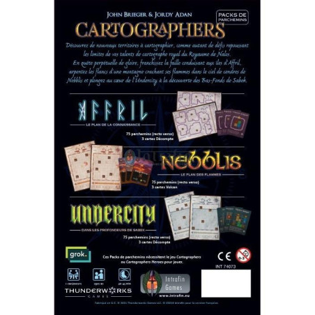 Cartographers : Pack de Parchemins