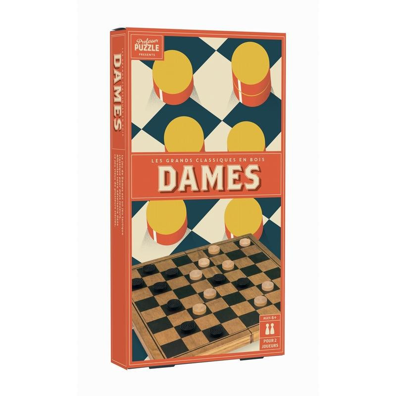 Jeu de Dames pliable 25cm Jeu de Dames pliable 25cm